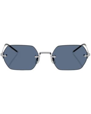 Oliver Peoples Geometric Frame Sunglasses - Blue