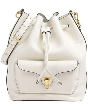 Coccinelle Beat Generation Medium Bucket Bag - Natural