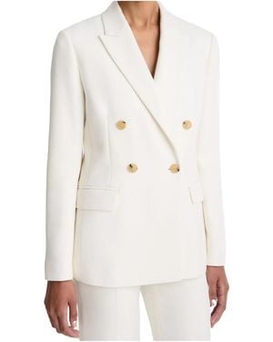 Vince Double Breasted Blazer - White