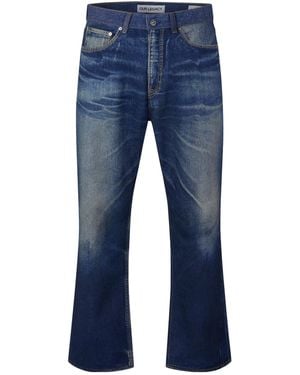 Our Legacy Washeddistressed Flaredleg Jeans - Blue
