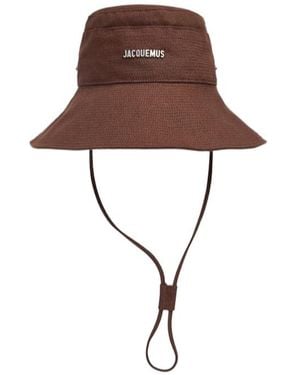 Jacquemus Drawstring Hat - Brown