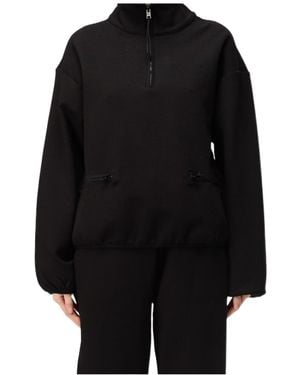 Woolrich Fleece Zipped Sweatshirt - Black
