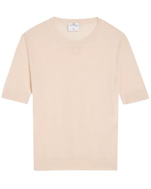 Courreges Short-Sleeved Knitwear - White