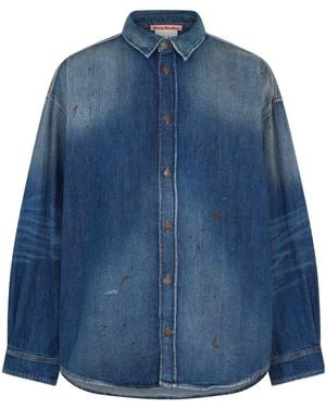Acne Studios Oversized Denim Jacket - Blue
