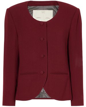Giuliva Heritage The Tara Wool-Blend Jacket - Red