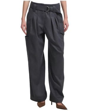 Brunello Cucinelli Casual Pants With Belt Loops - Gray