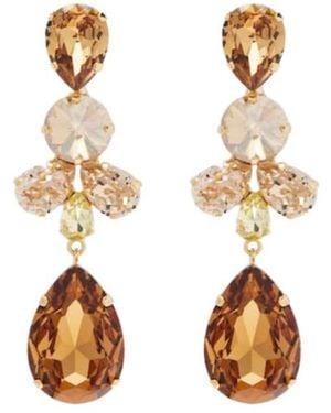 Jennifer Behr Jillian-Plated Drop Earrings - Metallic