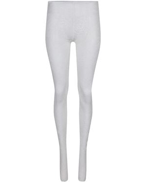 GIUSEPPE DI MORABITO Lace Leggings - Gray