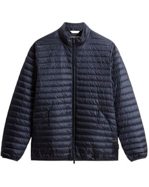 Woolrich Quilted Cotton Clothing - Blue