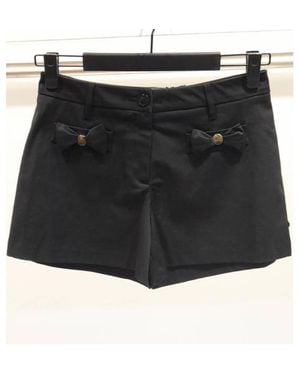 Moschino Wide-Leg Shorts - Black