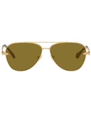 Versace Avanti Pilot Sunglasses - Yellow