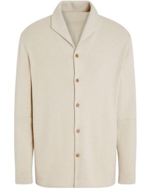 ZEGNA Oasi Buttoned Cardigan - White