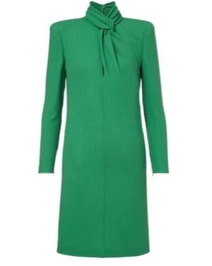 Valentino Virgin Wool Minidress - Green