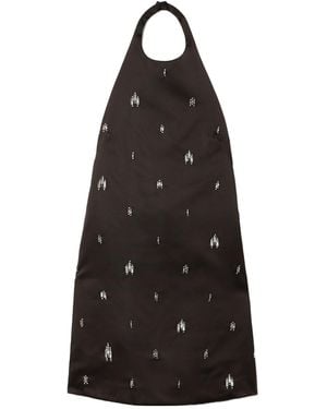 A.L.C. Mini Halter-Neck Dress - Black