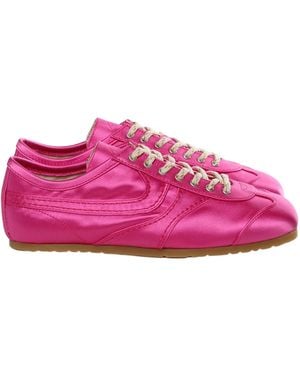 Dries Van Noten Lace-Up Low-Top Casual Shoes - Pink