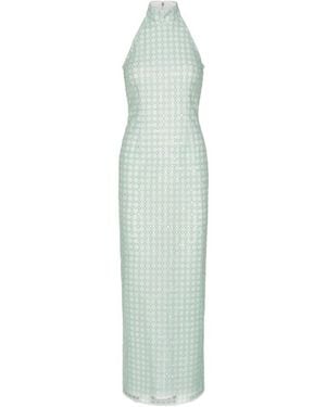 ROTATE BIRGER CHRISTENSEN Beaded Maxi Dress - Green