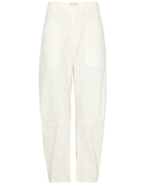 Nili Lotan Belt-Lined Casual Trousers - White