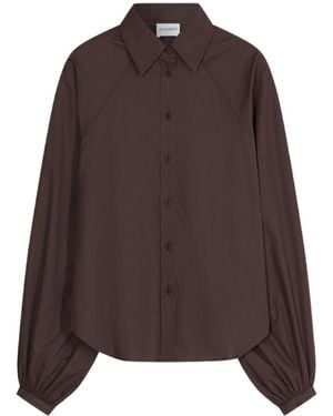 Closed Long-Sleeved Shirt - Brown