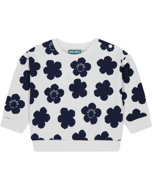 KENZO Minimalist Crewneck Sweatshirt - Blue