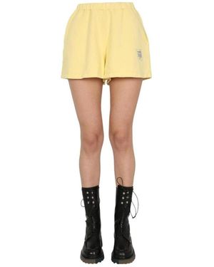 Opening Ceremony Logo-Print Elasticated Shorts - Yellow
