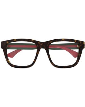 Gucci Eyewear Square Frame Glasses - Multicolor