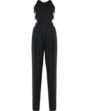Amazuìn Zoe Draped Jumpsuit - Black