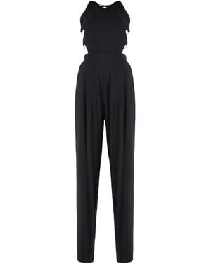 Amazuìn Zoe Draped Jumpsuit - Black