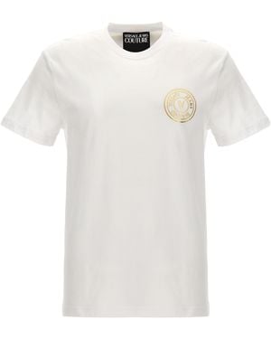 Versace Jeans Couture Couture Logo-Printed Crewneck T-Shirt - White