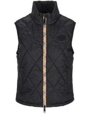 Burberry Quilted Vest - Black