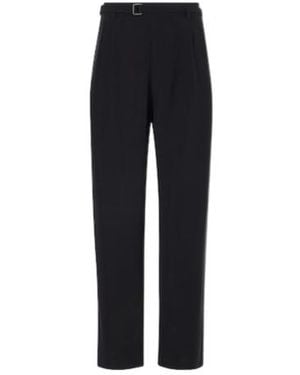 Giorgio Armani Asv Wide-Leg Pants - Black
