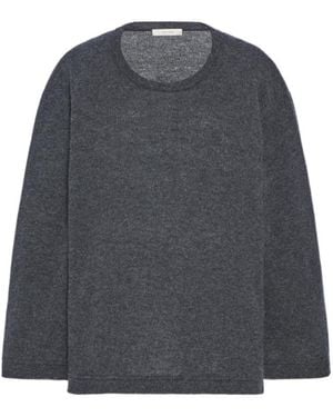 The Row Pever Long-Sleeve Crew Neck Shirt - Grey