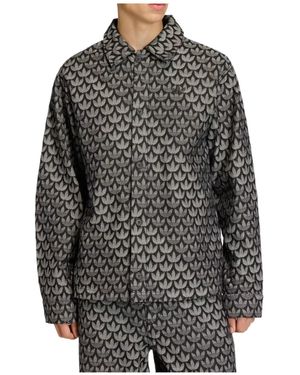 adidas Originals Denim Monogram Shirt - Grey