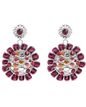 Marni Geometric-Shaped Earrings - White