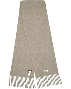 Jacquemus Fringe-Long Scarf - White