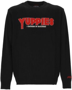 MC2 Saint Barth Long-Sleeved Sweater - Black
