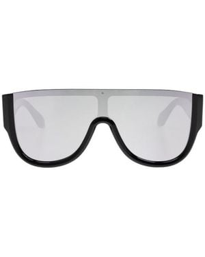 Alaïa Alaïa Shield Visor Sunglasses - White