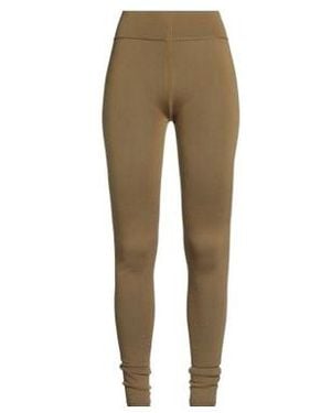 Rick Owens Minimal Solid Wool Leggings - Natural