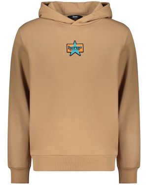 Herno Logo Patch Hoodie - Natural