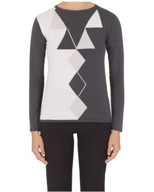Emporio Armani Maglia Crew Jumper - Grey
