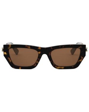 BVLGARI Rectangular Frame Sunglasses - Brown