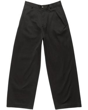 Acne Studios Cotton Satin Pants - Black