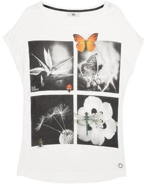 Iceberg Printed T-Shirt With Round Neck - White
