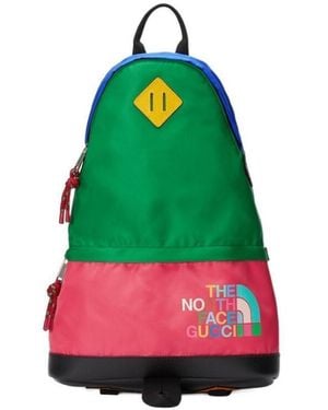 Gucci X The North Face Logo Backpack - Green