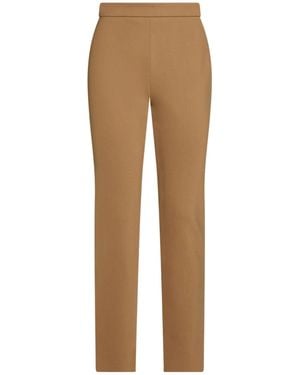 Max Mara Slimming Stretch Pants - Natural
