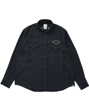 Visvim Embroidered Western Shirt - Blue