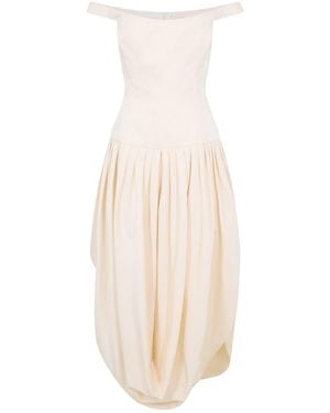 Magda Butrym Long Maxi Dress - White