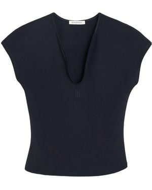 By Malene Birger Venazia Athletic Top - Blue