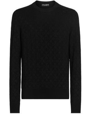 Dolce & Gabbana Silk Sweater - Black
