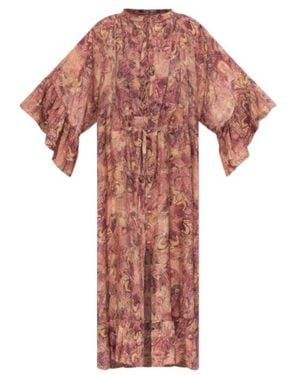 Isabel Marant Cylene Lace-Up Dress - Pink