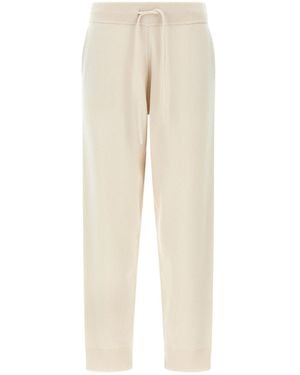 Yves Salomon Blended-Fabric Joggers - Natural
